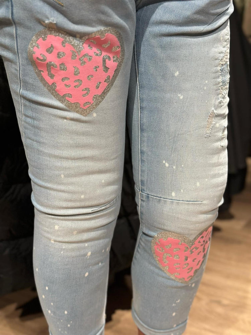 Bukse Jeans w. Heart