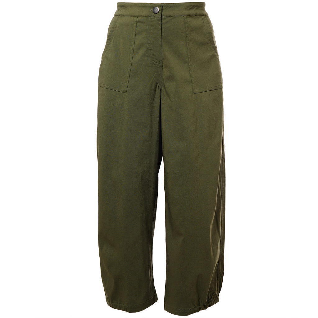 Clara Baggy Pant Oliven