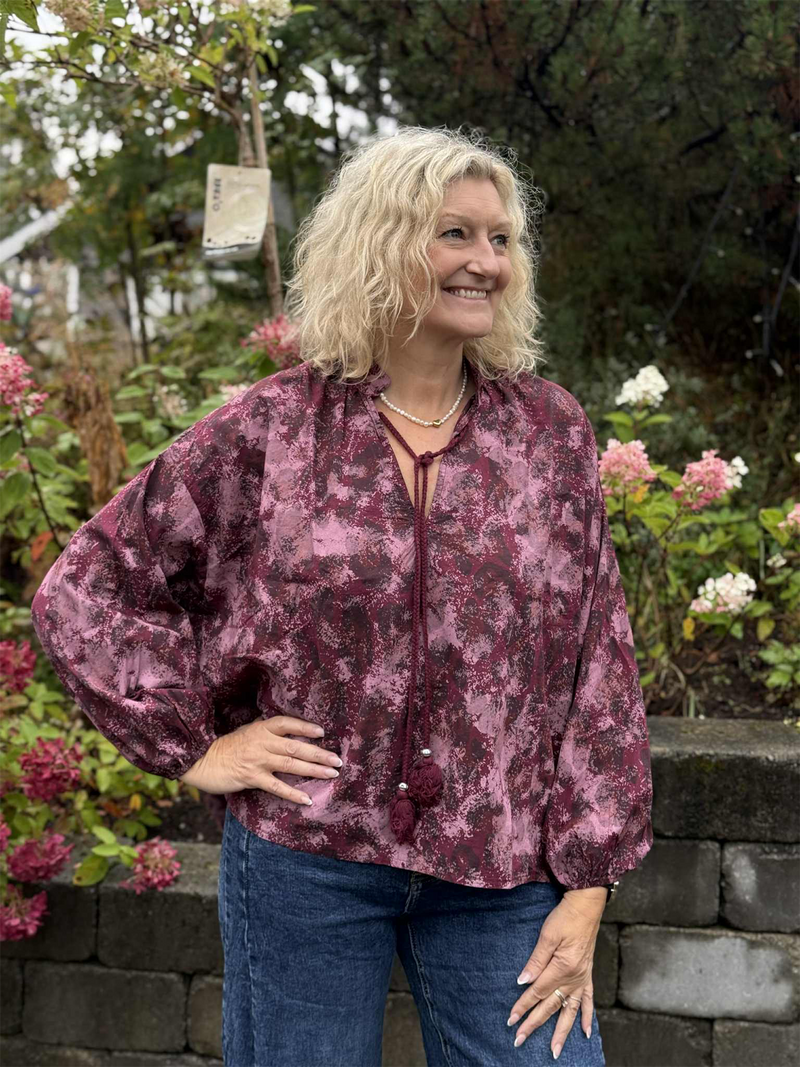 Bluse Mathea Merlot