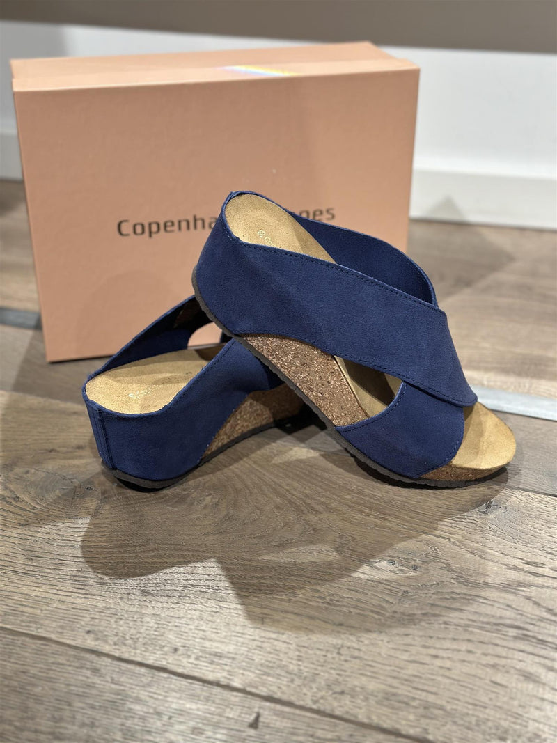 Frances Sandal Navy