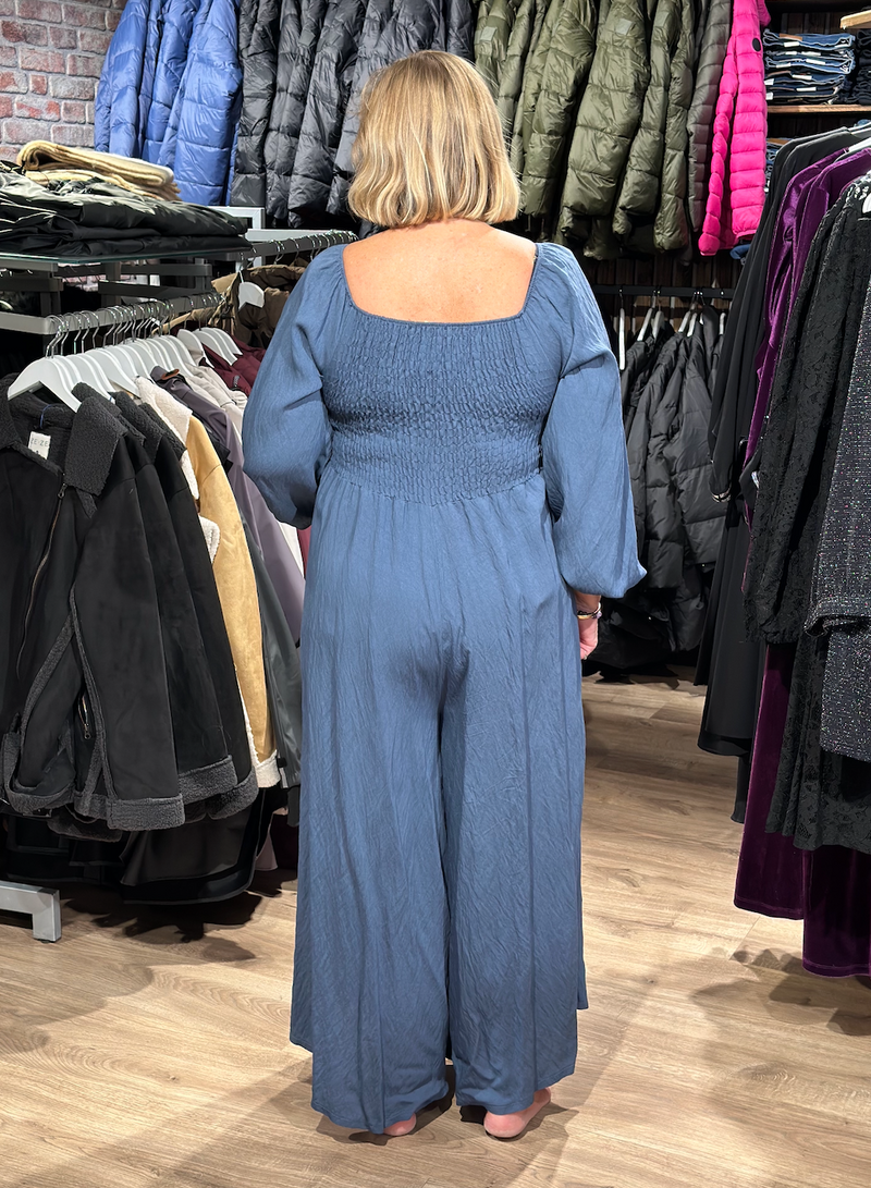 Alba Buksedress, Denimblå