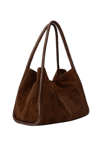 Veske Meno Suede Woodsmoke