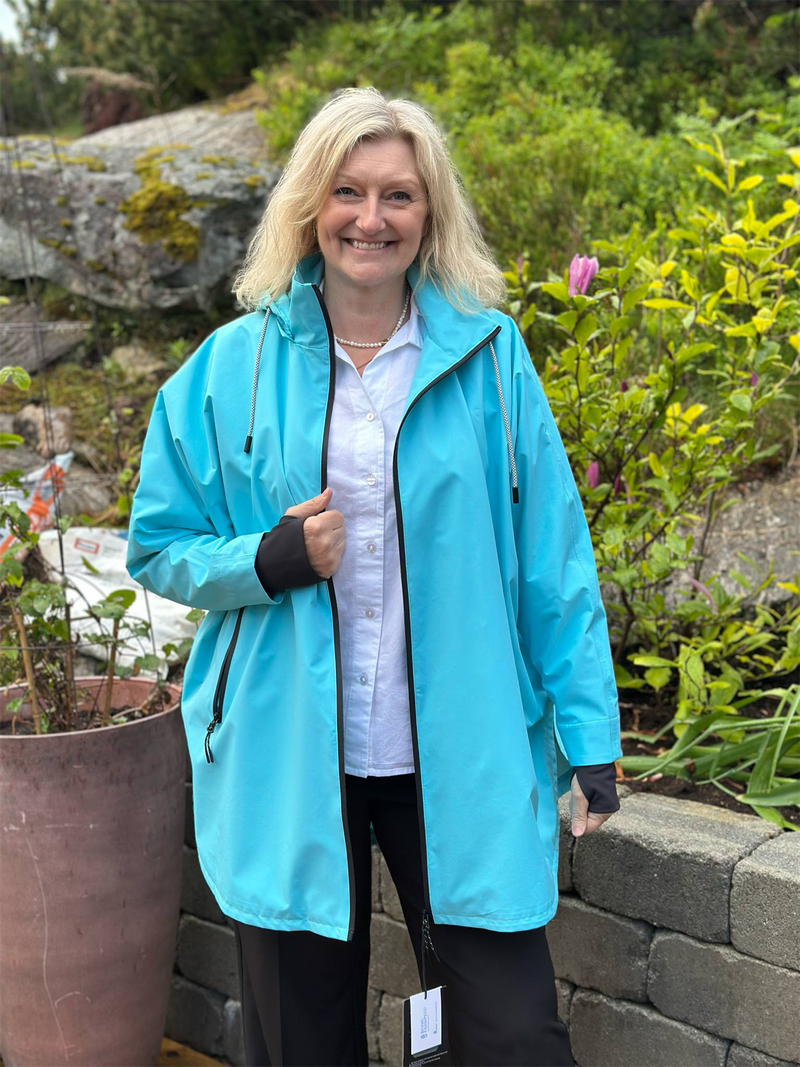 Regnjakke Pacific Blue