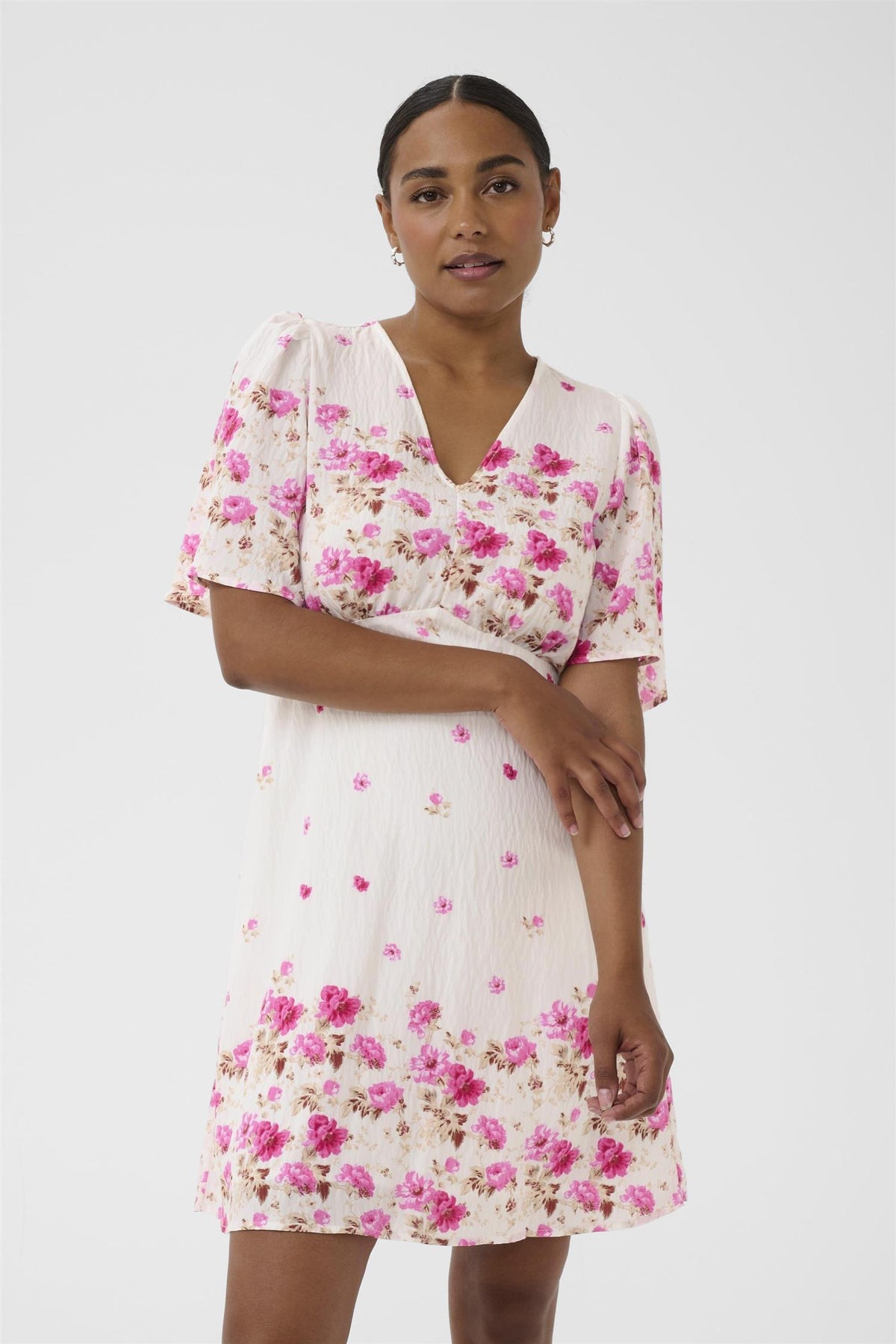 KArosine Dress White Rose