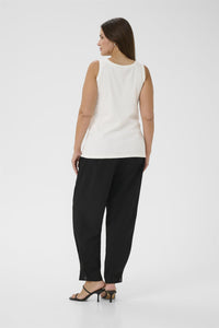 KCcarina Rhinestone Top Chalk