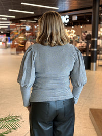 Bluse Tea Lurex Silver