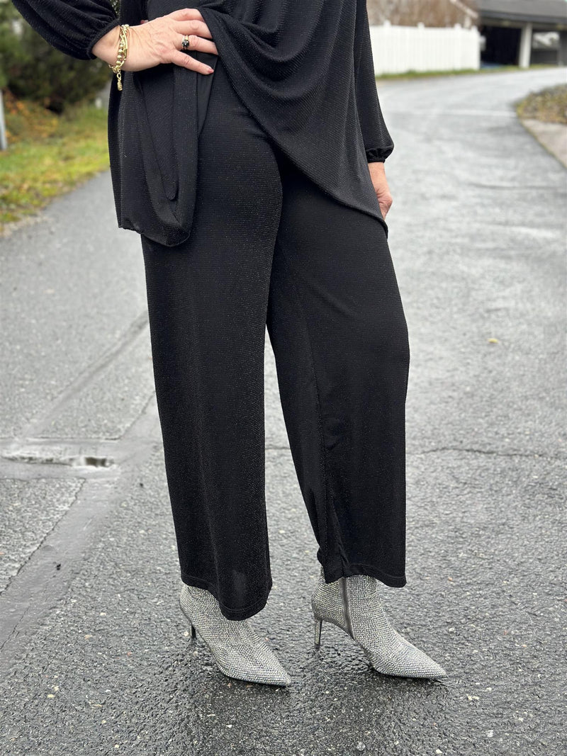 Sparkling Wide Pant Black