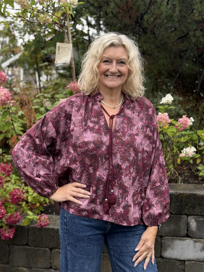 Bluse Mathea Merlot