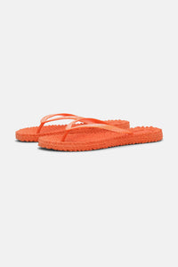 Cheerful Flip Flop w. Glitter Hot Orange