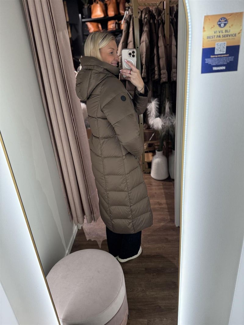 Dunjakke Oliven Normann