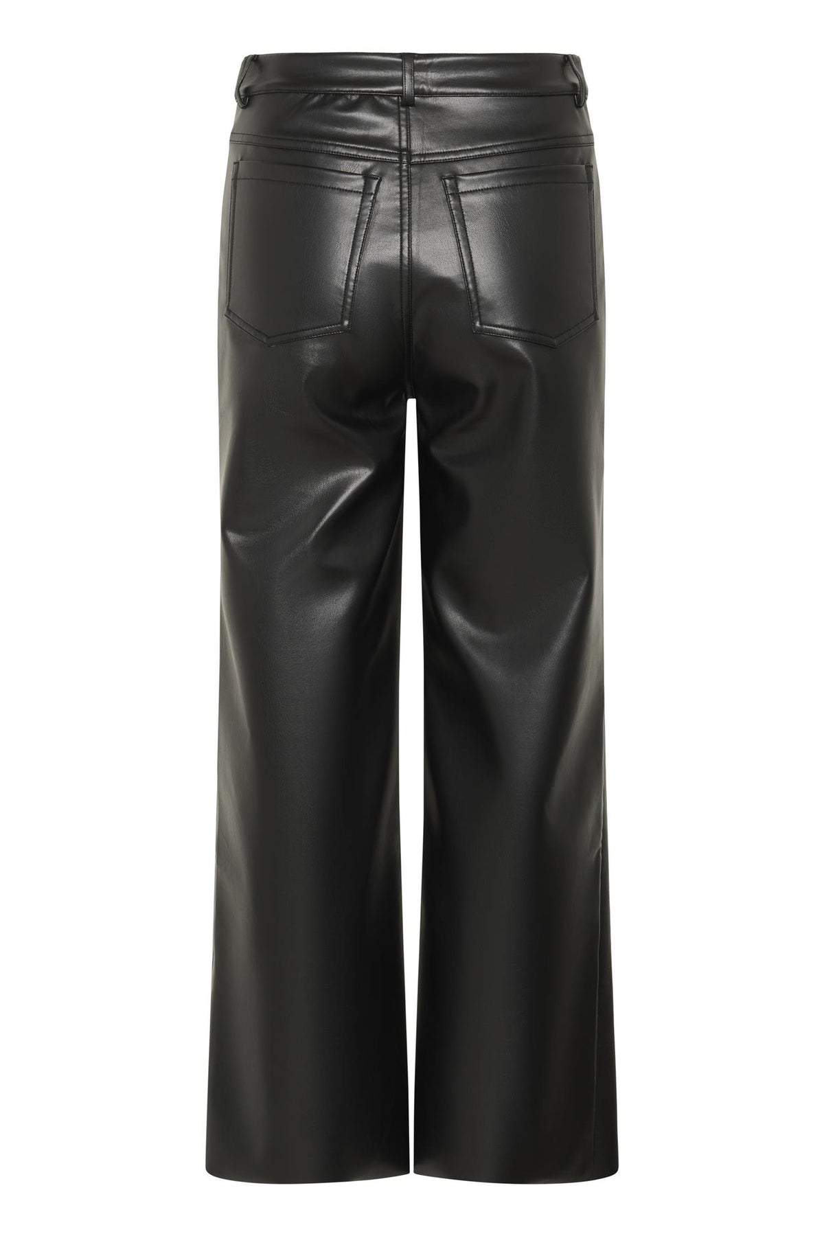 KAmikka PU Jeans Black Deep