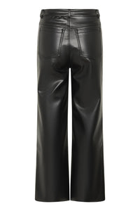 KAmikka PU Jeans Black Deep