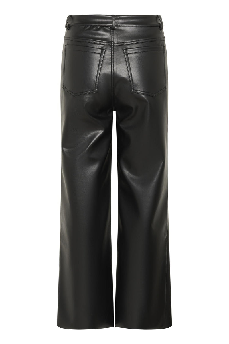 KAmikka PU Jeans Black Deep