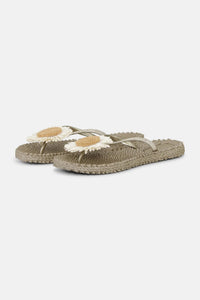 Flip Flop w. Flower Platin