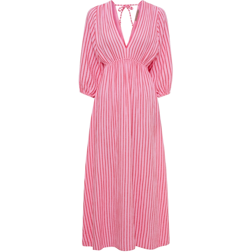 MdcClario Dress - Red/babypink