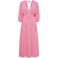 MdcClario Dress - Red/babypink