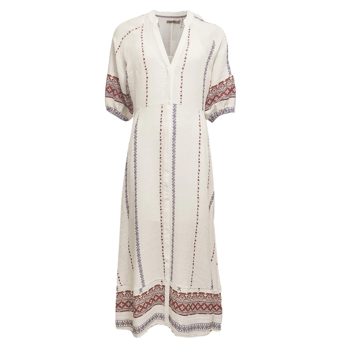 Hyacinth Dress Red/Blue Combi