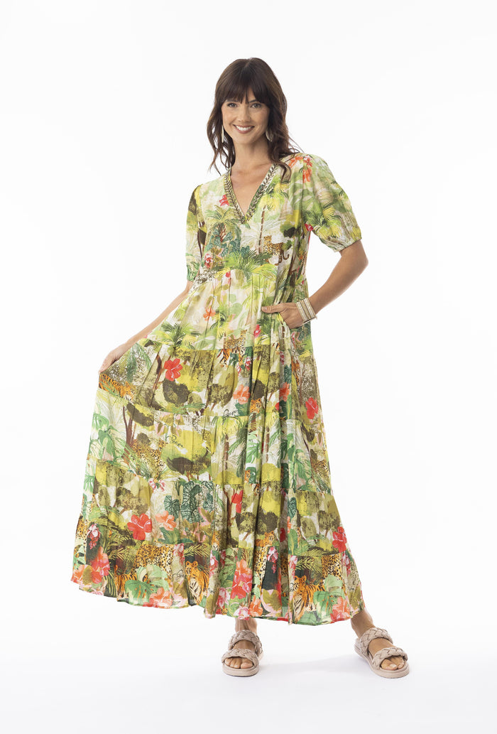 Cecilia dress Layers Maxi