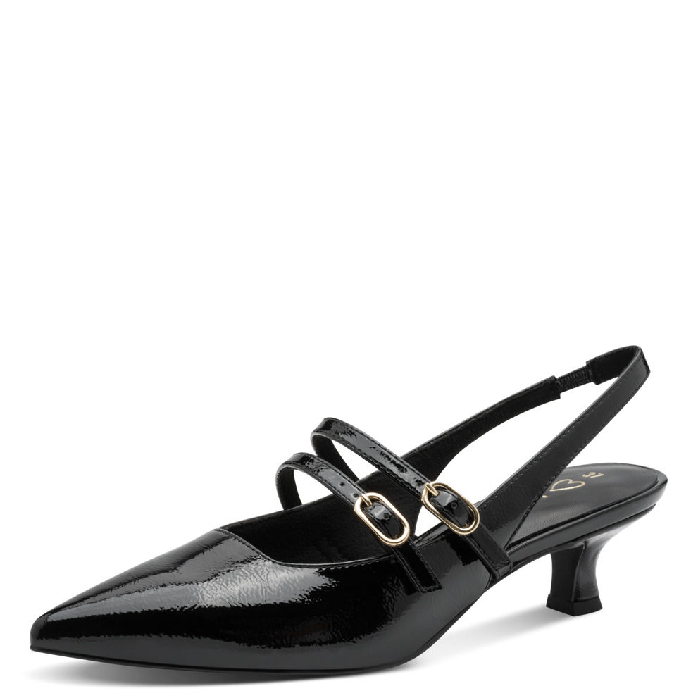 Slinback Pensko Black Patent