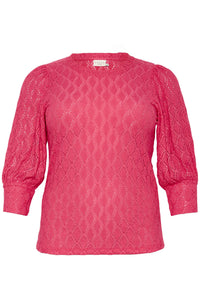 KCtia Lace Blouse Rasberry