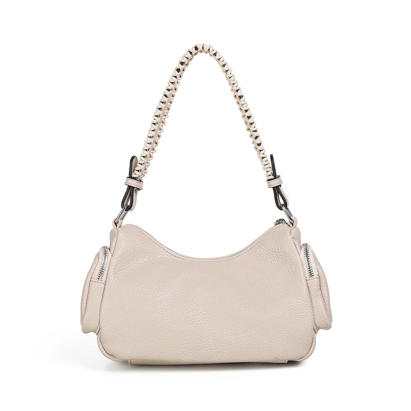 Fanny Bag m. Makrame Hvit
