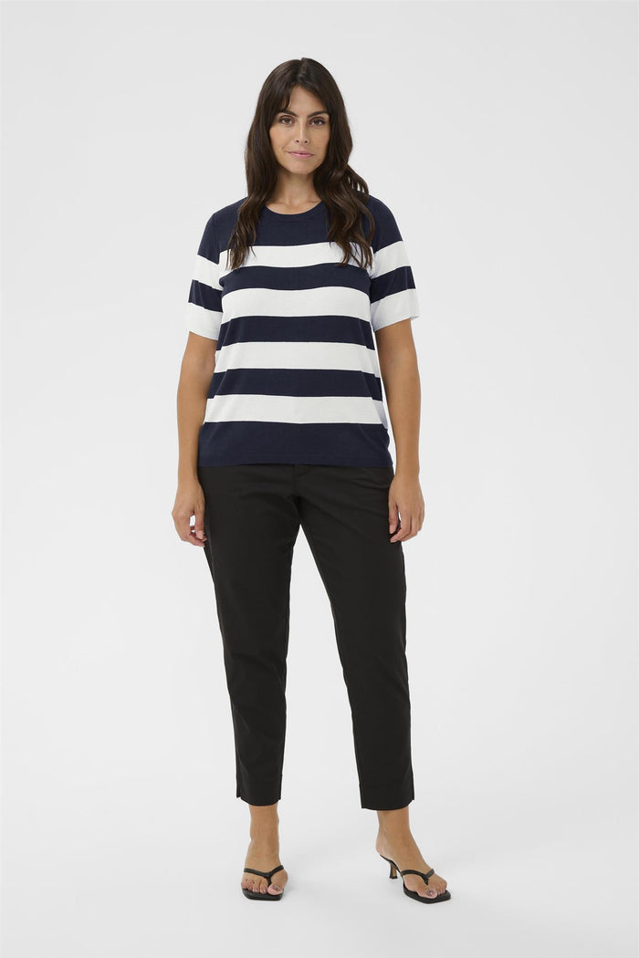 KClizzy Striped Pullover Midnight/Chalk St