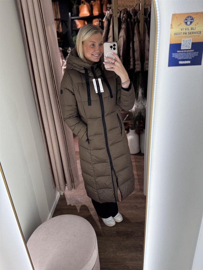 Dunjakke Oliven Normann