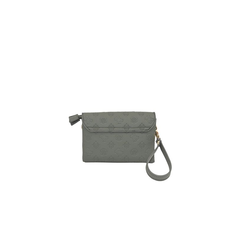 Danielle Clutch m/ mønster, Oliven