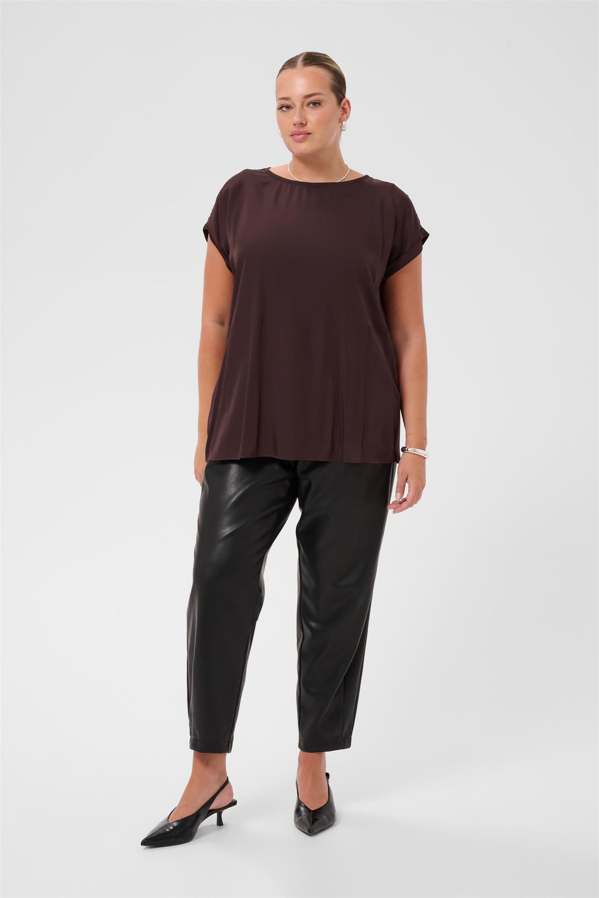 KCmilia Wing SL Blouse - Fudge