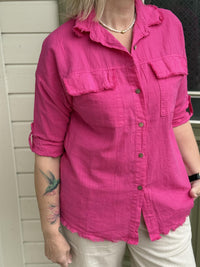 Bibba Skjorte Cerise