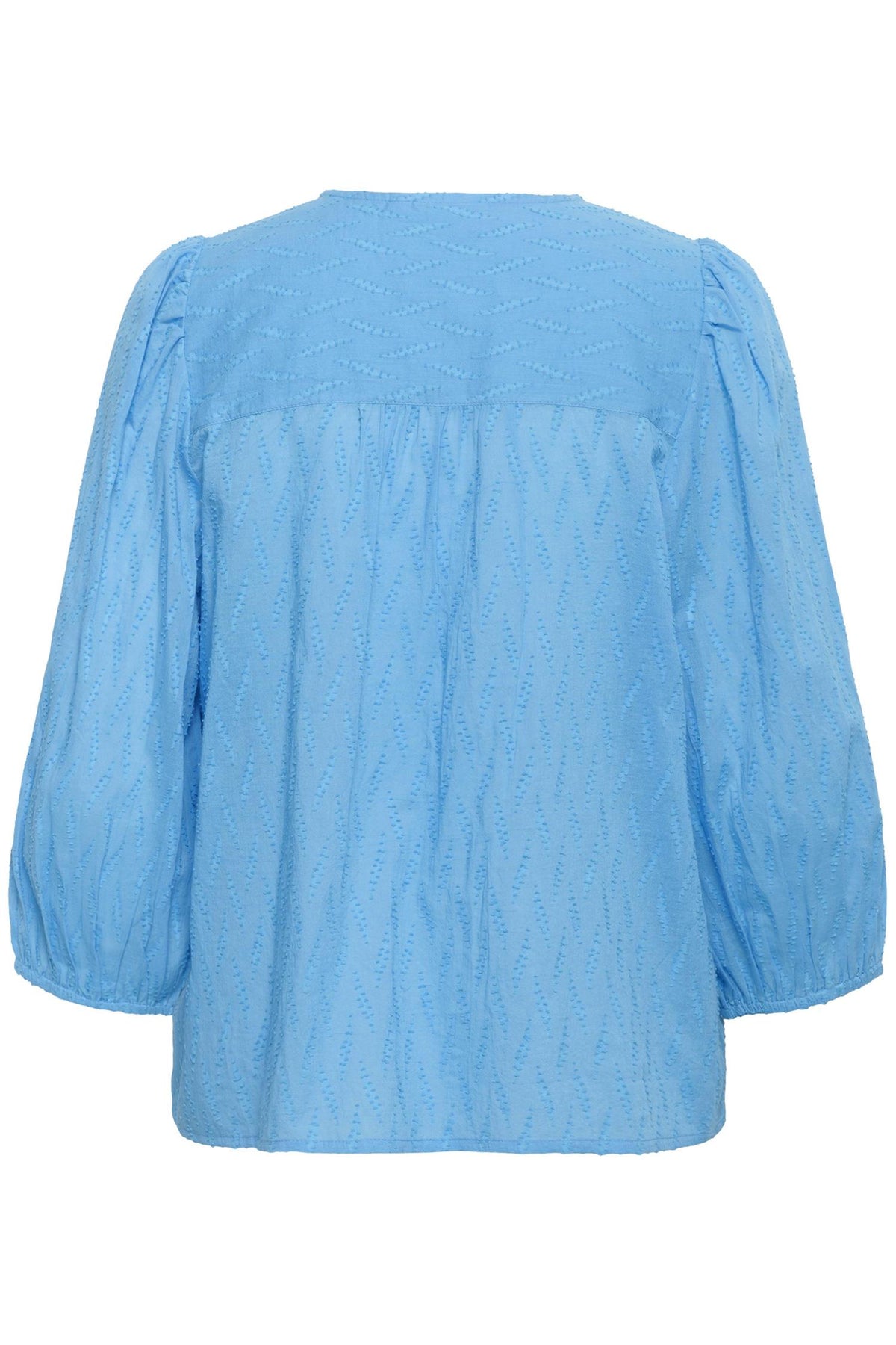KAgabriela V-Neck Shirt Azure Blue