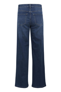 KAkarla HW Wide Jeans Medium Blue Wash