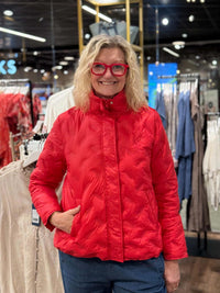 Jakke MaTuva with zipper Poinsetta