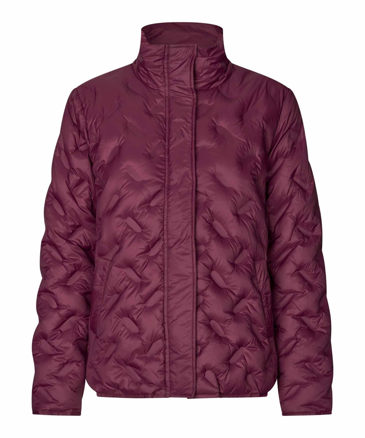 Jakke MaTuva with zipper - Beet Red