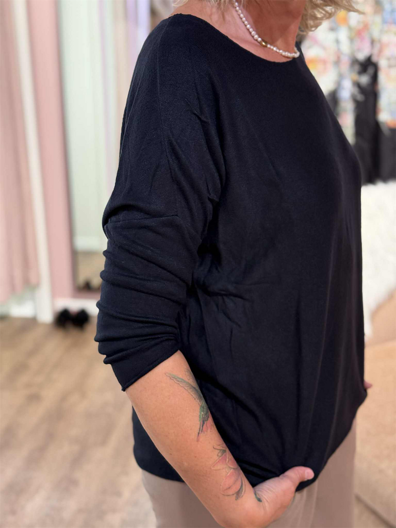 Bluse Peace Solid Navy