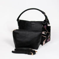 Ibelin liten bucketbag - Sort