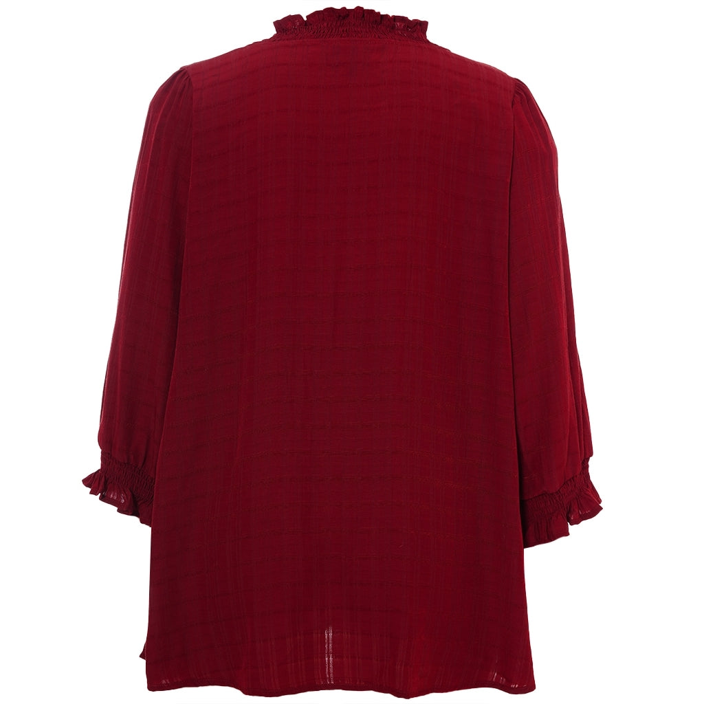 SFeodora Blouse with smock neck