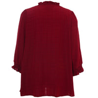 SFeodora Blouse with smock neck