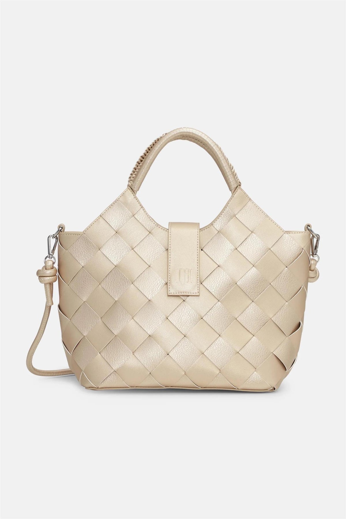 Braided Handbag Platin
