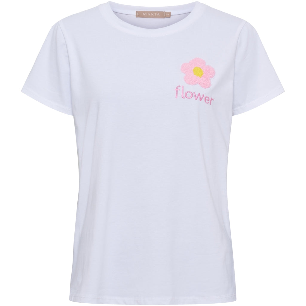 MdcAvella Tee White/Pink