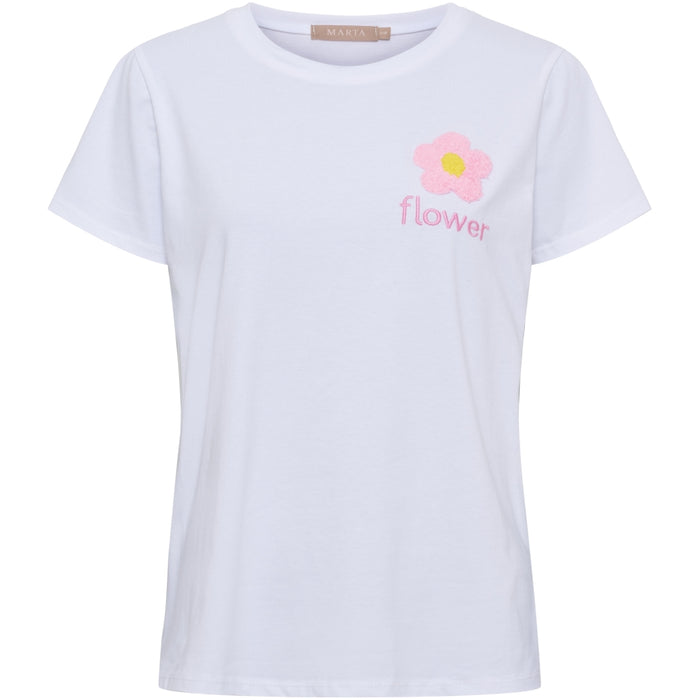 MdcAvella Tee White/Pink