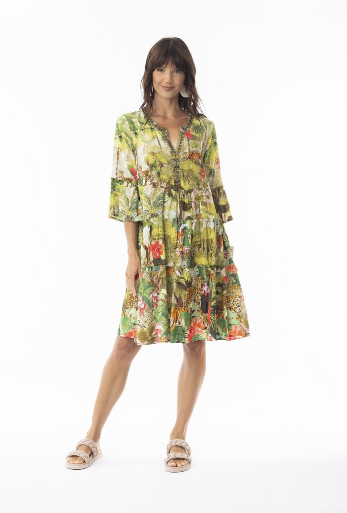 Cecilia dress Frill Sleeve