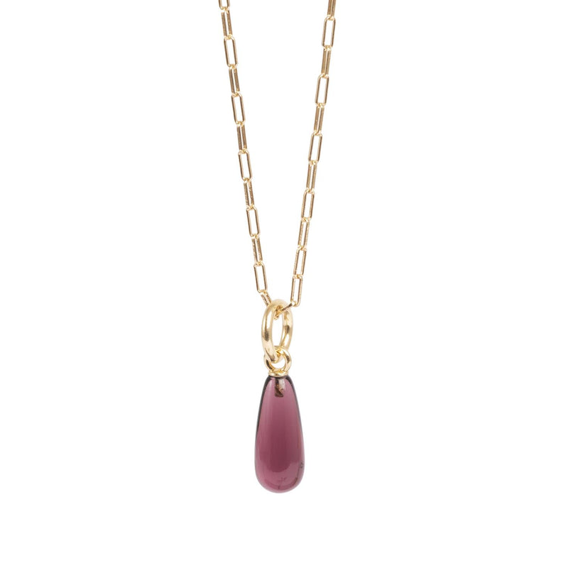 Langt kjede, plomme, Vintage Drops
