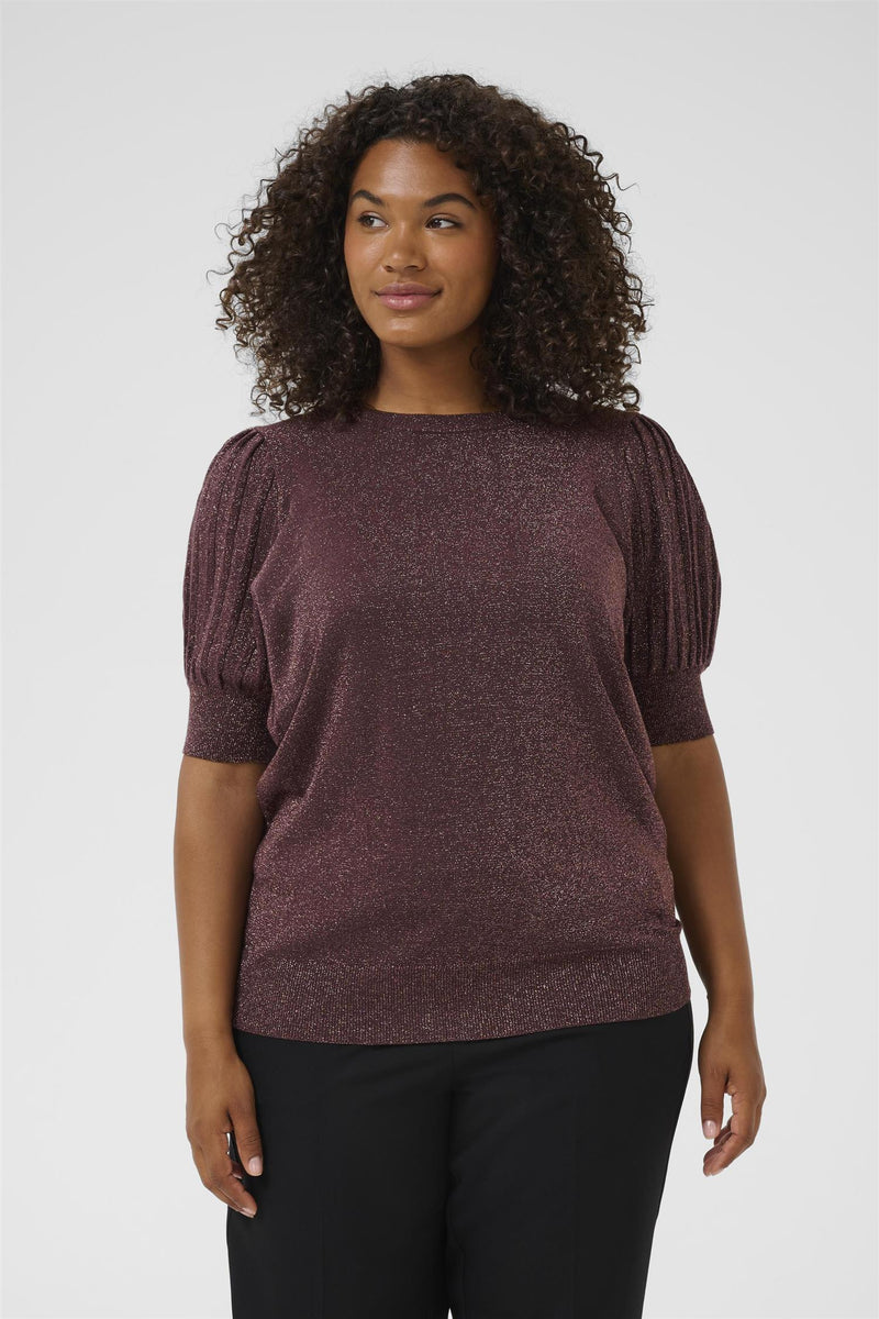 KCregitta Pleat Pullover Fudge