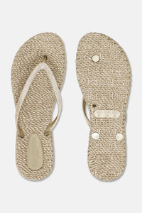 Cheerful Flip Flop w. Glitter Platin