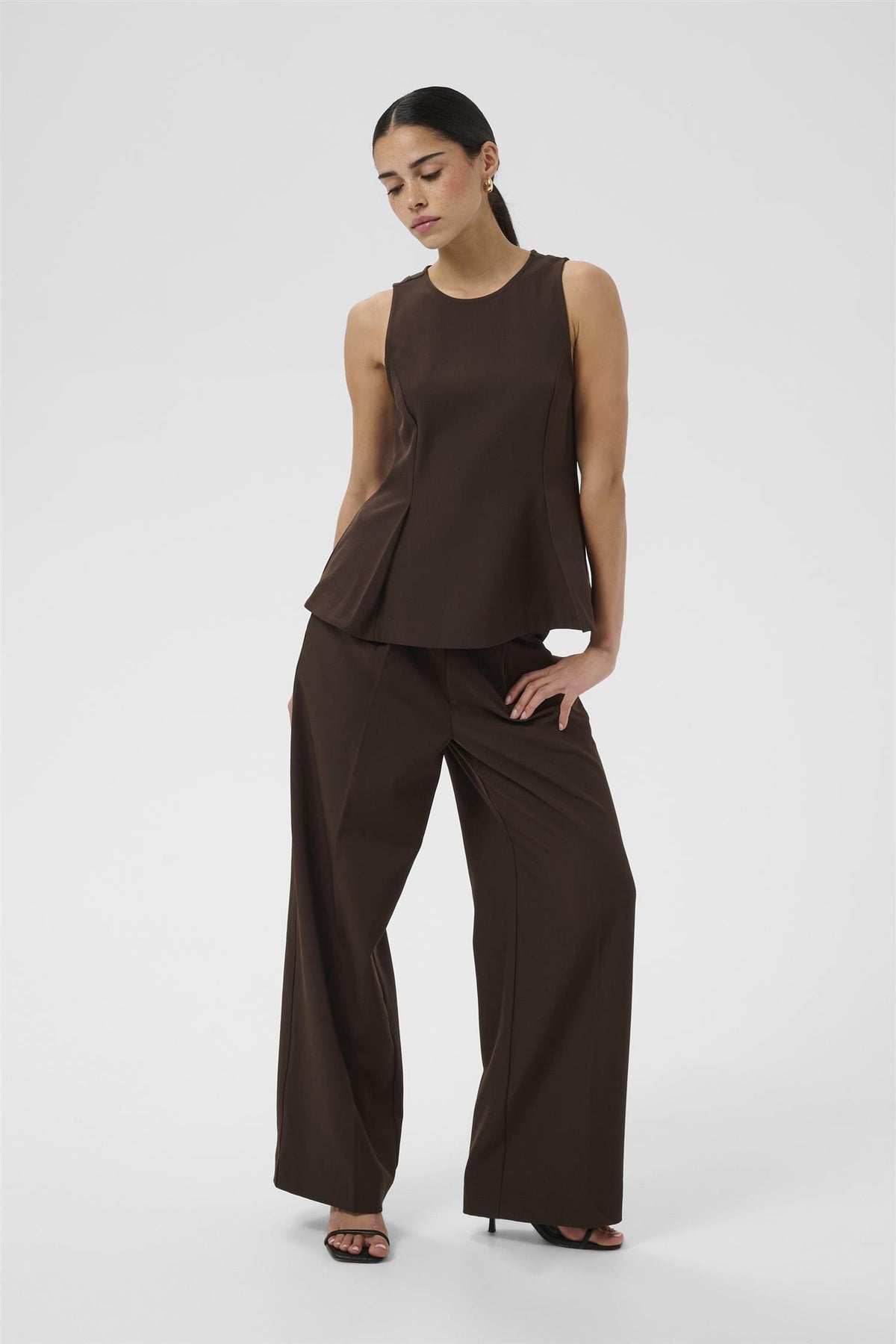 KAlima HW Pants - Coffee Bean