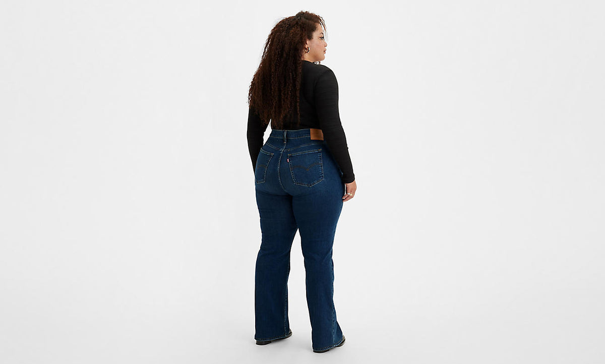 Levis PLUS 725 High Rise Bootcut Blue wave