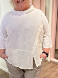 Topp Hals Offwhite