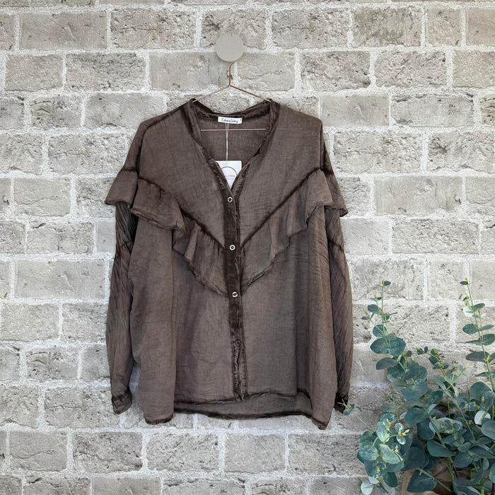 Bluse Fling Brown