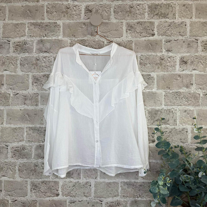 Bluse Fling White